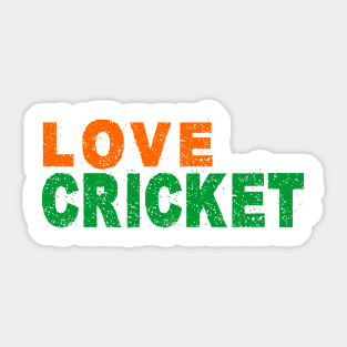 LOVE CRICKET Sticker